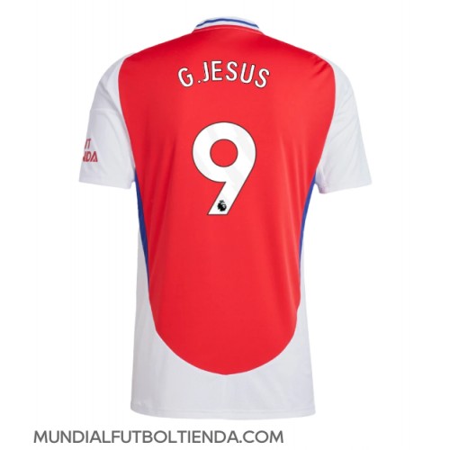 Camiseta Arsenal Gabriel Jesus #9 Primera Equipación Replica 2024-25 mangas cortas